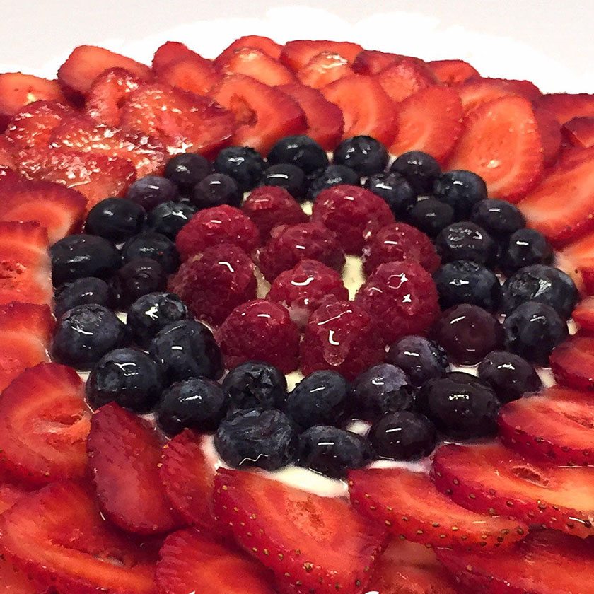 Tarta de frutas de estación  - 8 personas